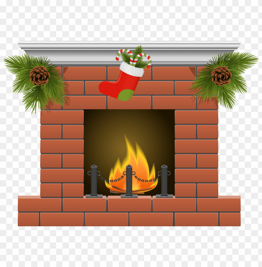 christmas, fireplace