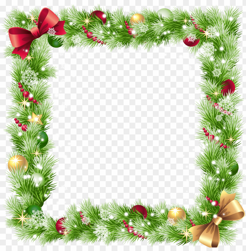 christmas frame PNG image with transparent background | TOPpng