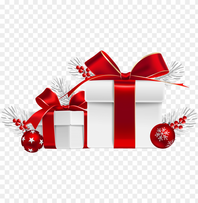 christmas gifts transparent clip art image PNG image with transparent  background | TOPpng