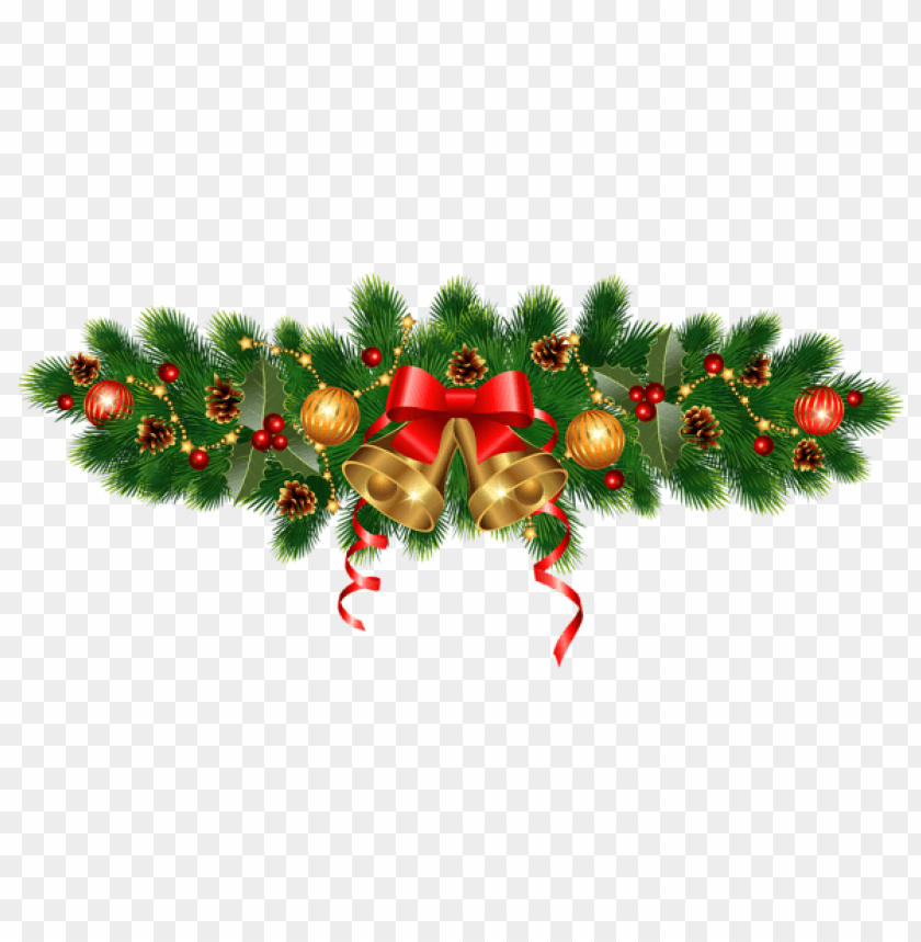 christmas golden bells and ornaments decoration PNG Images 41067