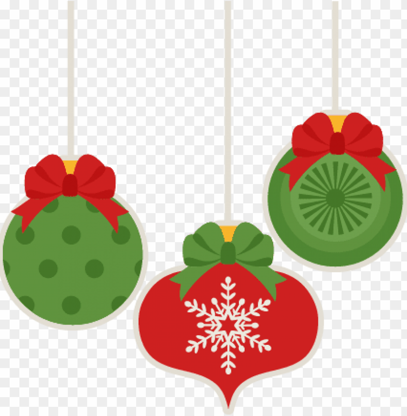 christmas ornament set scrapbook cut file cute clipart - hanging christmas ornaments clip art PNG image with transparent background@toppng.com