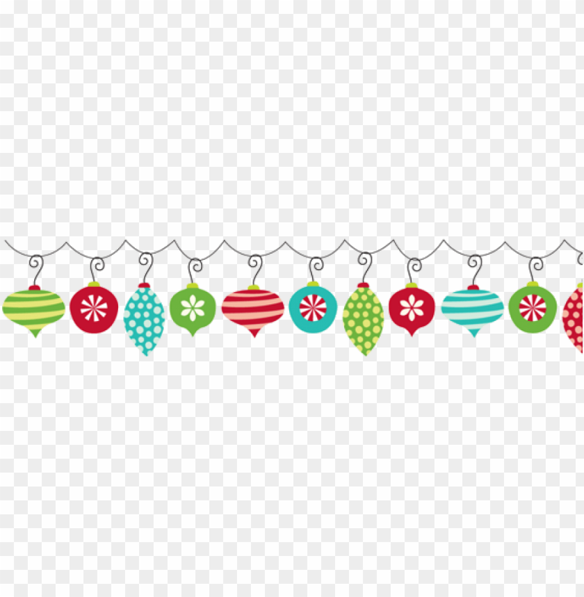 Christmas Ornaments Banner PNG Transparent With Clear Background ID ...