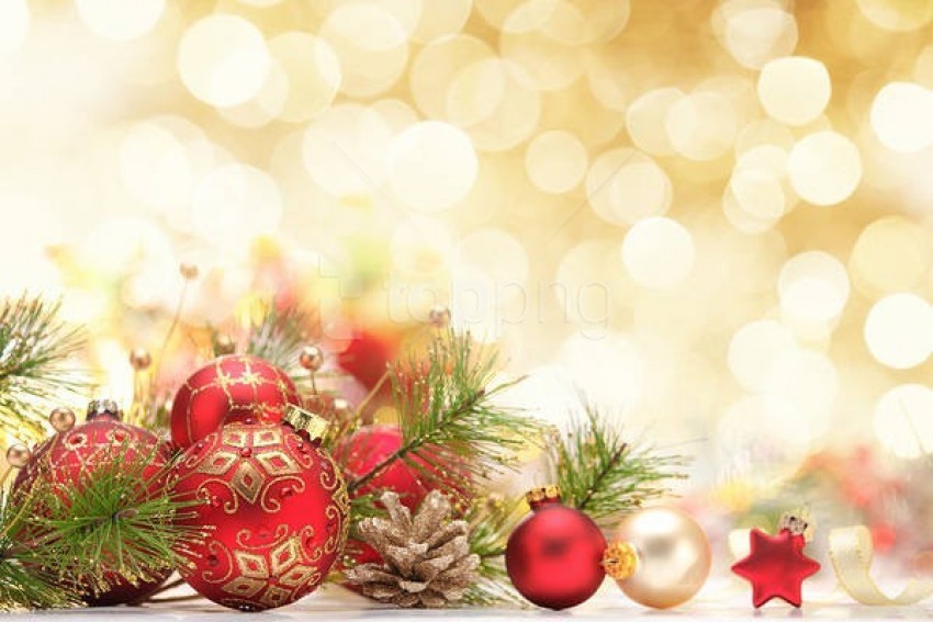 Christmas Ornaments Yellow Background Best Stock Photos | TOPpng