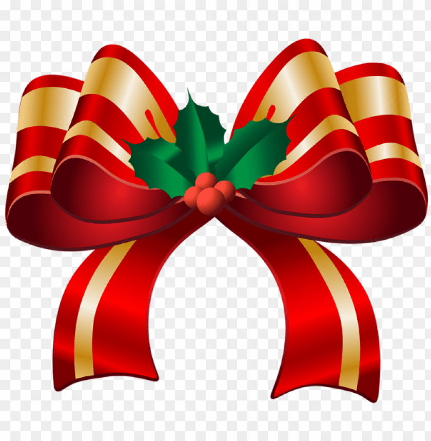 Christmas Red Bow Transparent PNG Images | TOPpng