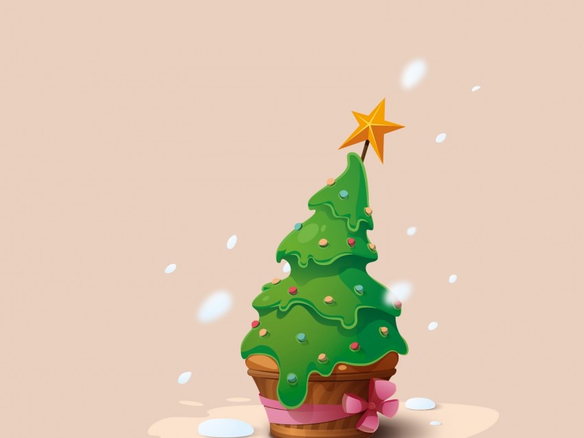 christmas tree, new year, christmas, vector