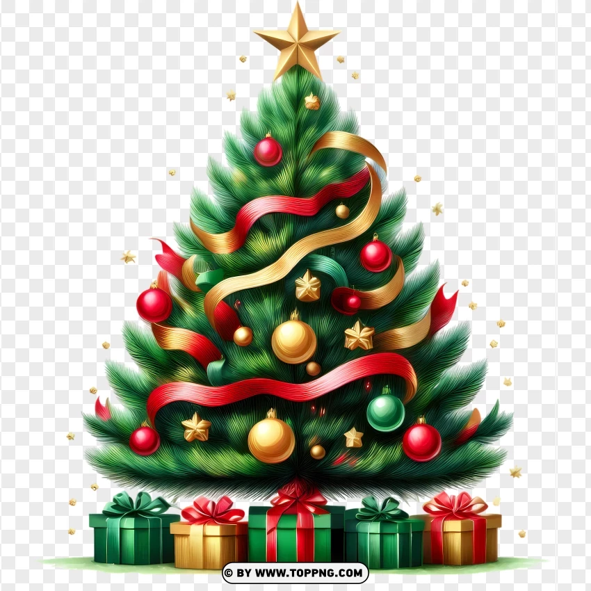 Christmas Tree Image Download PNG Transparent Background