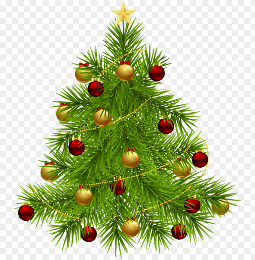 Christmas Tree With Ornaments PNG Images 39715 | TOPpng