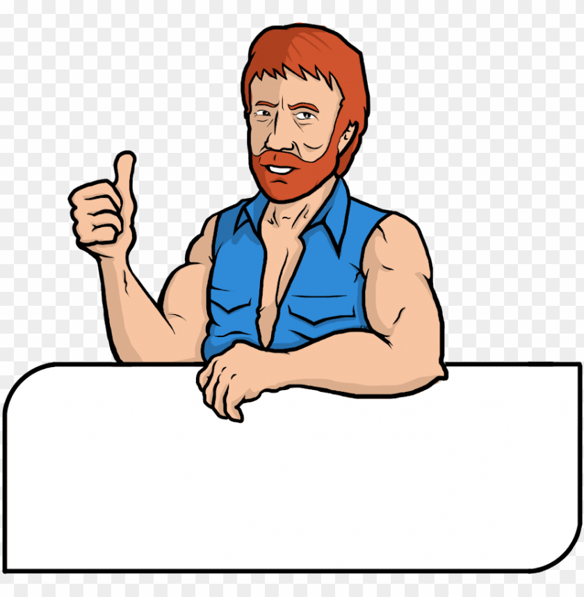 Chuck Norris Approved Wallpaper Download - Dibujo Chuck Norris PNG Image With Transparent Background
