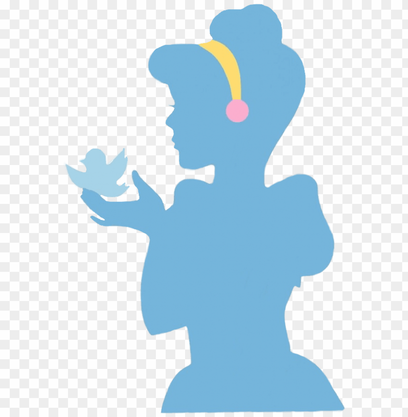 Cinderella Sticker Blue Cinderella Silhouette Png Image With Transparent Background Toppng