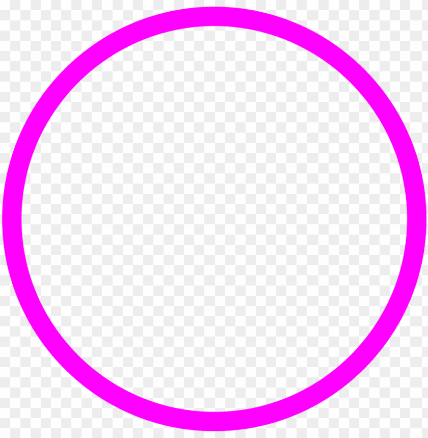 Circle Outline Png For Kids - Pink Glow Stick Bracelets PNG Transparent With Clear Background ID 180884