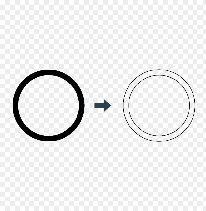 white circle outline png