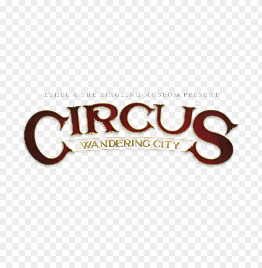 miscellaneous, shows, circus wandering city logo, 