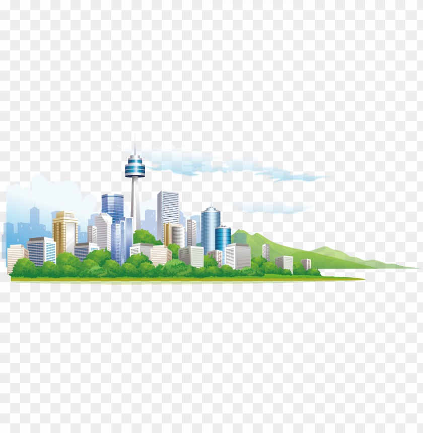 City Building Vector Illustration 1476 Illustrator Building Vector PNG Image With Transparent Background