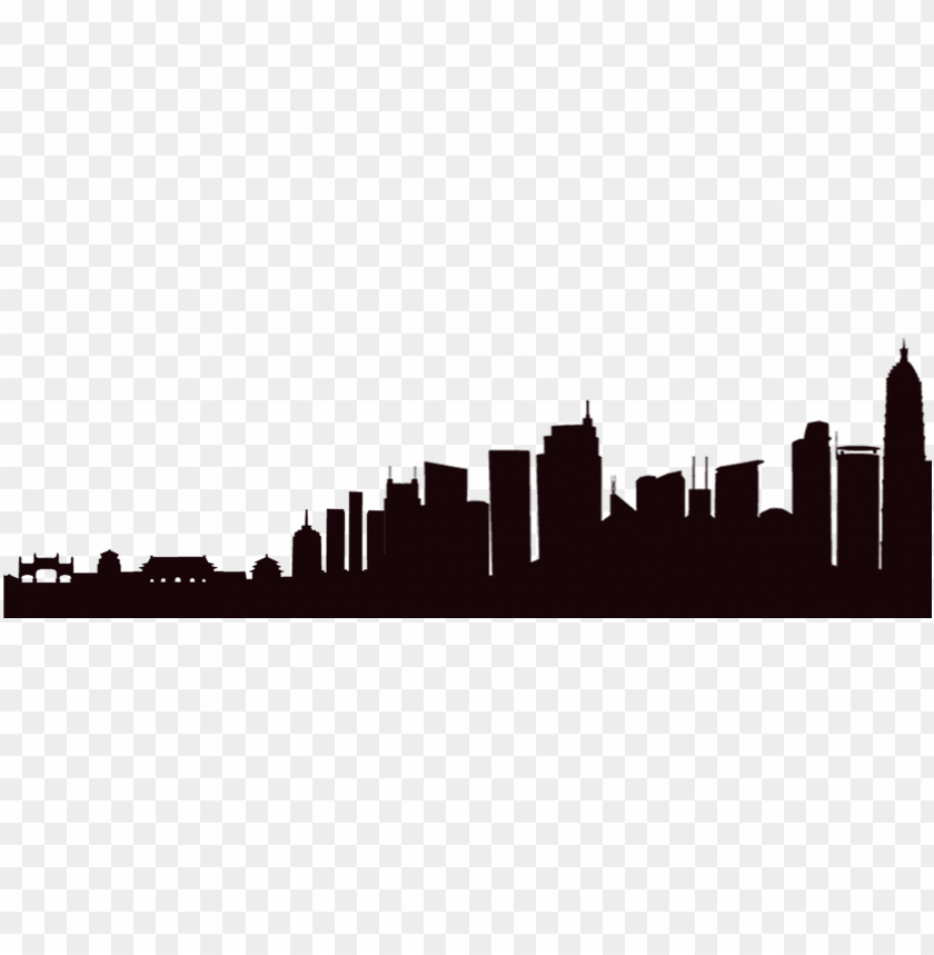 city silhouette at getdrawings com free for - building silhouette vector  PNG image with transparent background | TOPpng