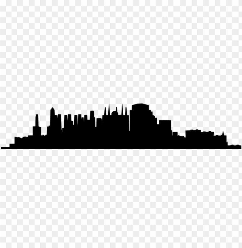 Transparent cityscape silhouette png PNG Image - ID 50396