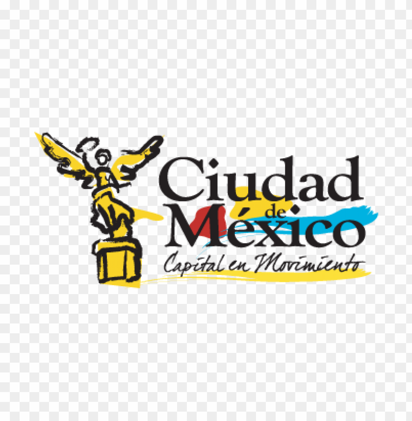  ciudad de mexico capital en movimiento logo vector - 466579