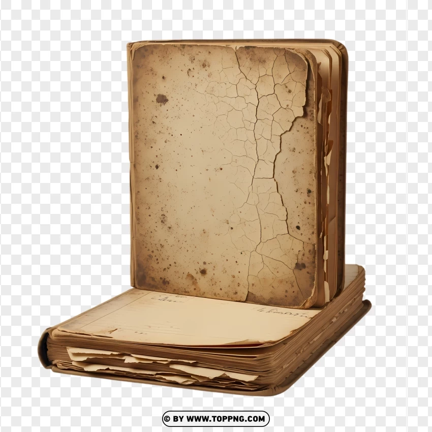 Classic Antique Study Journal PNG Transparent Background