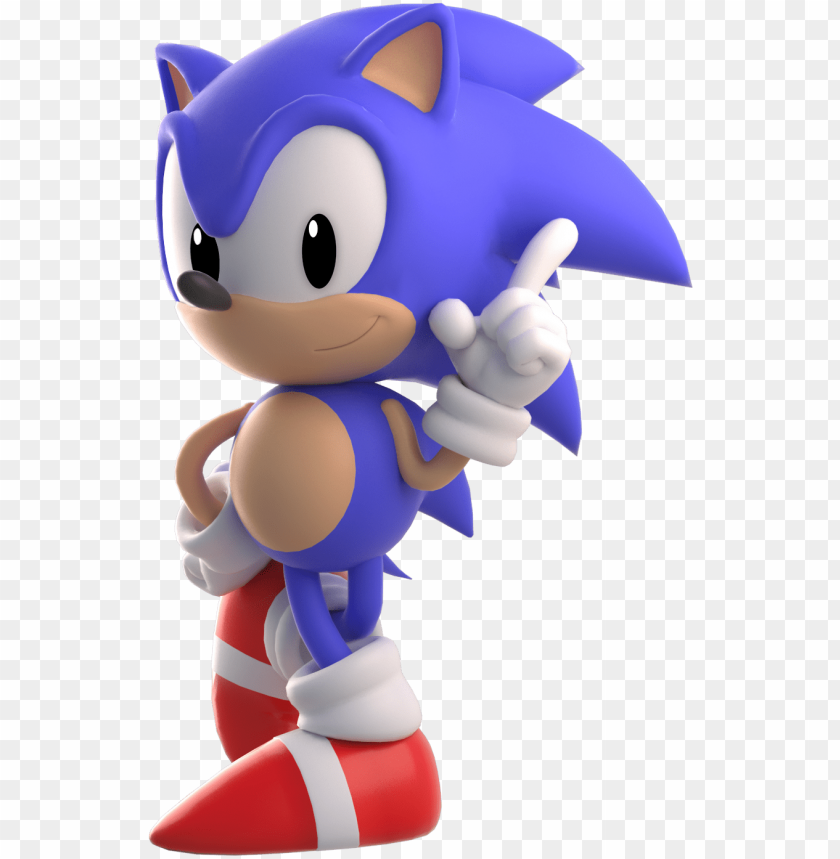 Free: Sonic - Classic Sonic The Hedgehog Png 