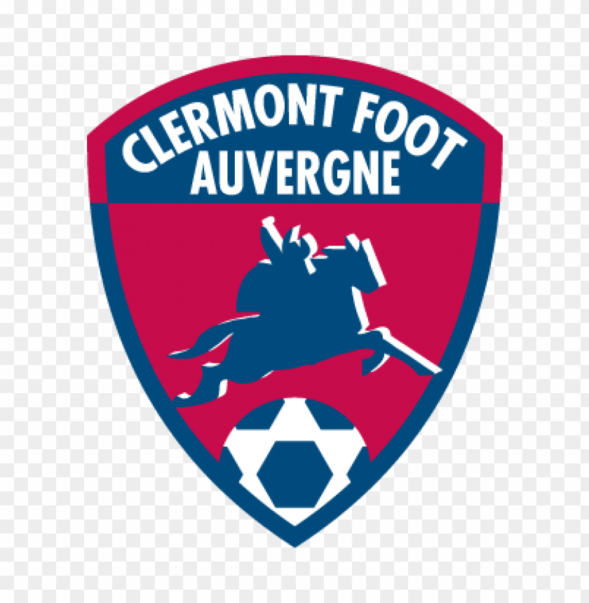 clermont foot auvergne (1942) vector logo@toppng.com