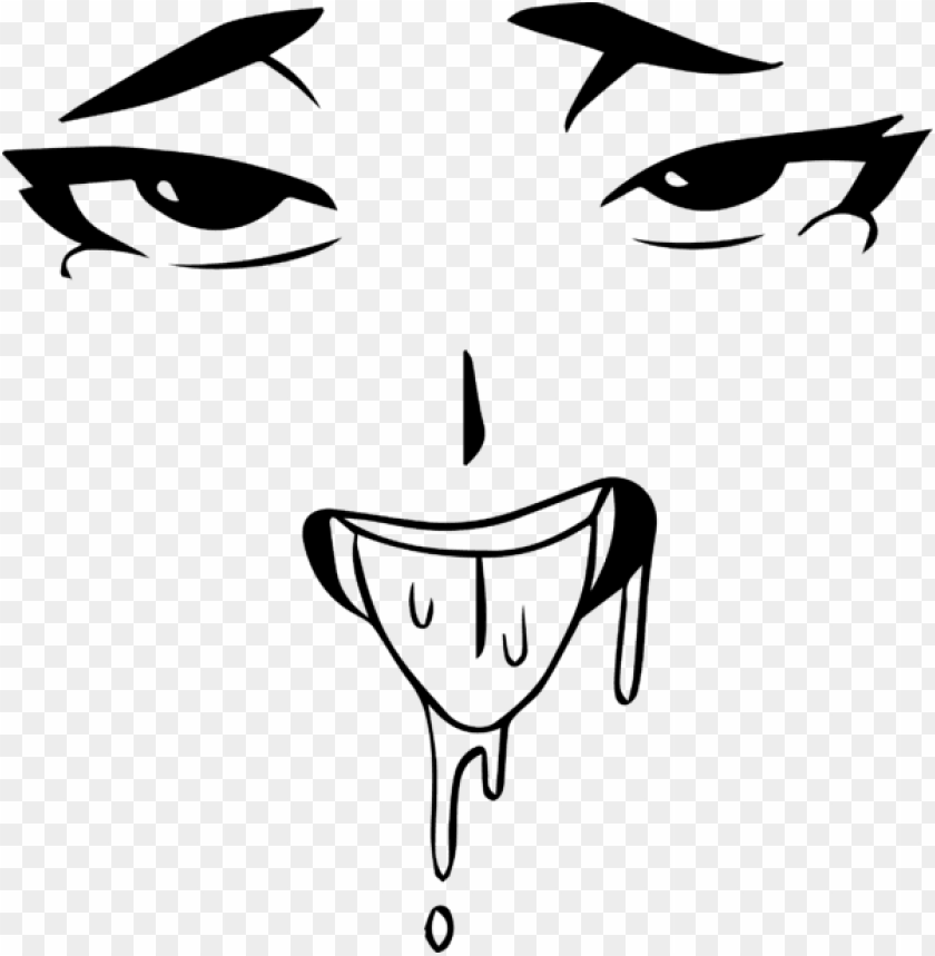 Click And Drag To Re Position The Image If Desired Ahegao Face Png Image With Transparent Background Toppng - roblox aheago face