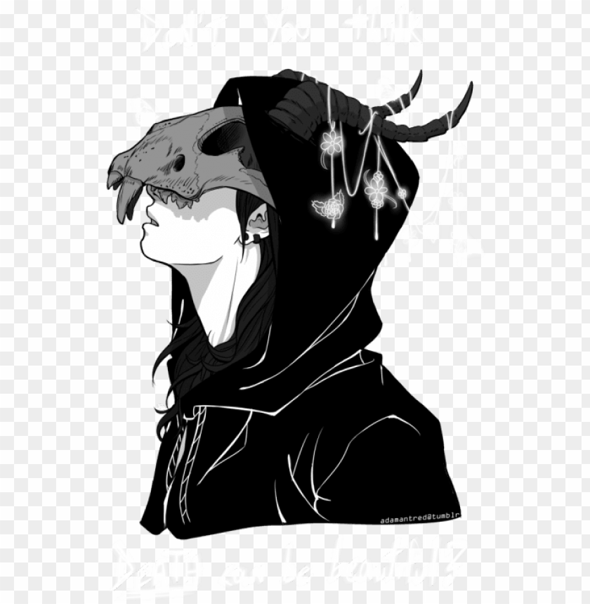 Click It Anime Animal Skull Mask Png Image With Transparent