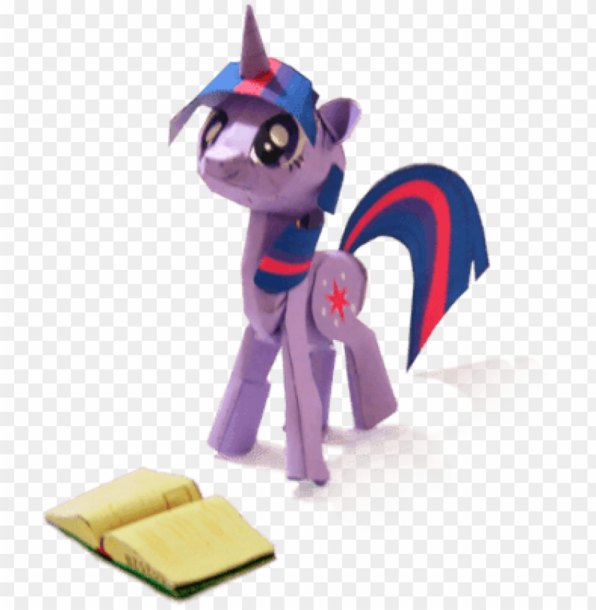 Click To See Printable Version Of Twilight Sparkle - My Little Pony Paper Replika PNG Image With Transparent Background