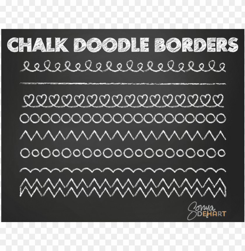 chalkboard border clip art png