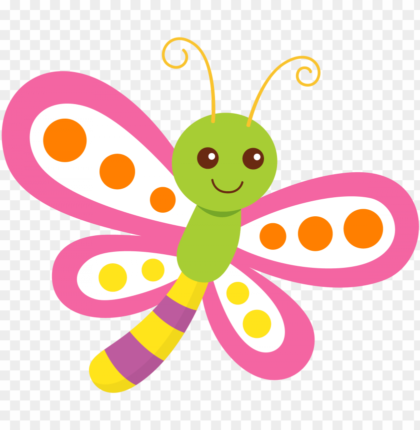 Clip Art Dragonfly Clipart Butterfly Template Insect