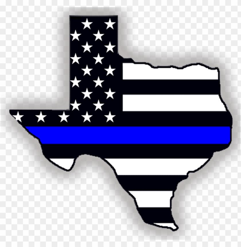 clip art freeuse indoor outdoor stickers thin blue texas blue line decal PNG transparent with Clear Background ID 206190