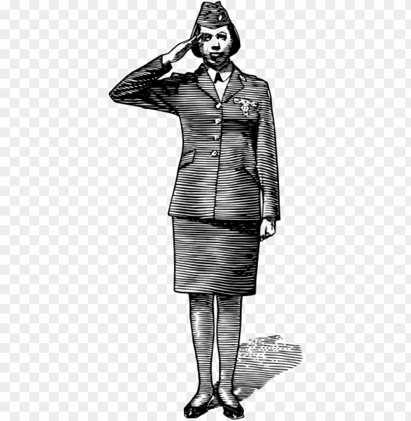 free PNG clip art freeuse stock veteran woman clip art at clker - woman salute clip art PNG image with transparent background PNG images transparent