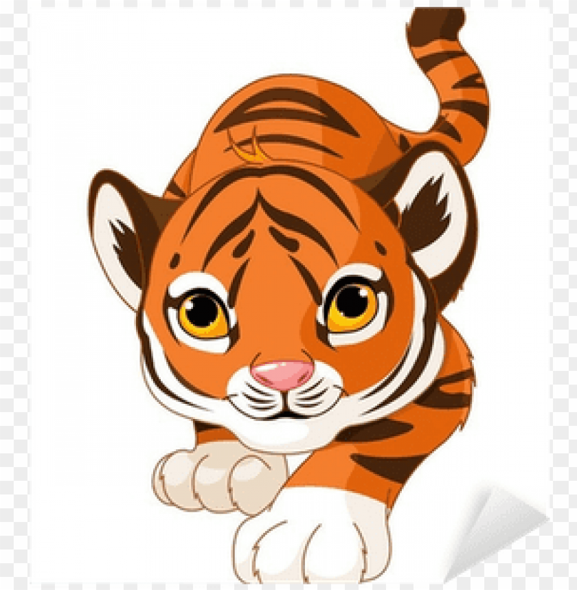 Transhu Outline Tiger Cub Clipart