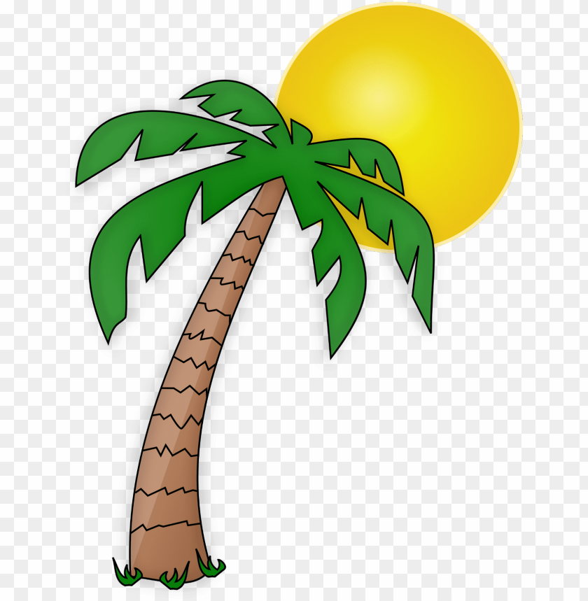 sun clip art, trees, palm tree, flower, people, wood, palm sunday