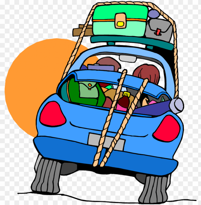 clip art transparent collection of car driving down - road trip clipart tra...