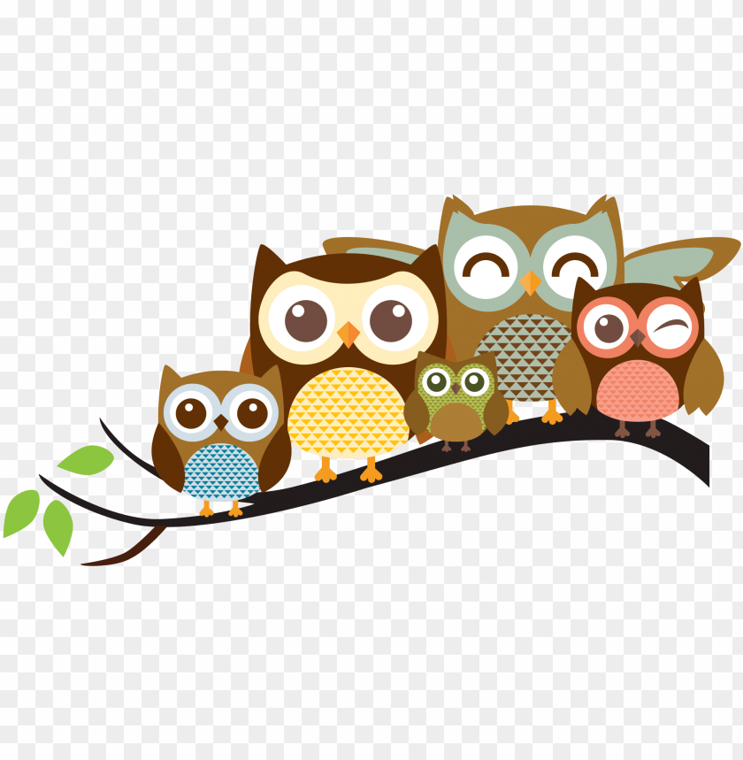 Clip Art Transparent Stock Cute Owl Family Clipart Owl Family ...