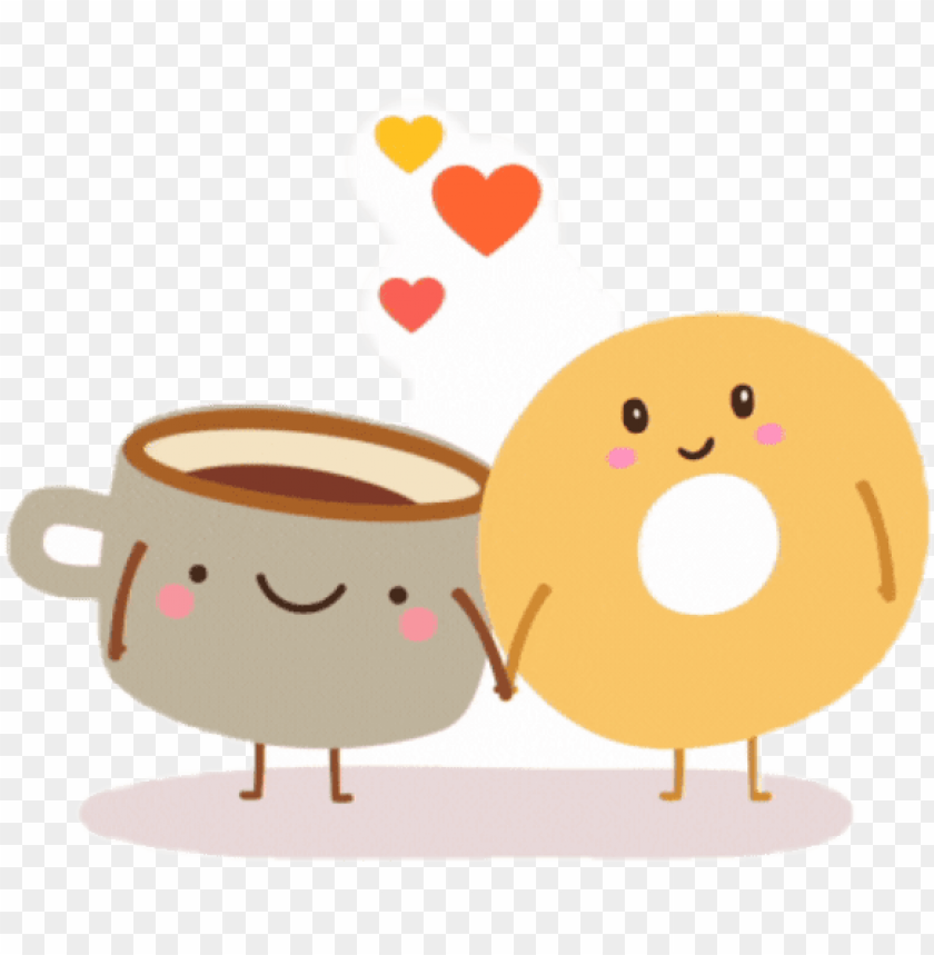 illustration, coffee bean, ampersand, coffee cup, bagel, drink, repair