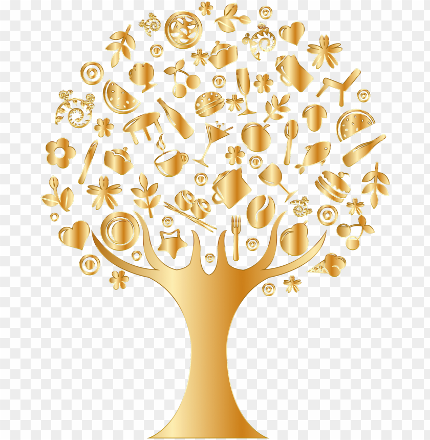 free PNG clipart freeuse library gold abstract no background - golden tree with leaf variety golden tree PNG image with transparent background PNG images transparent
