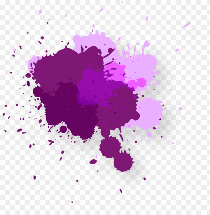 Clipart Transparent Library Watercolor Painting Drop Purple