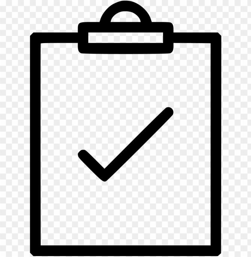 Clipboard Check Checked Tick Confirm Logistics Svg - Clipboard Tick Icon PNG Transparent Background