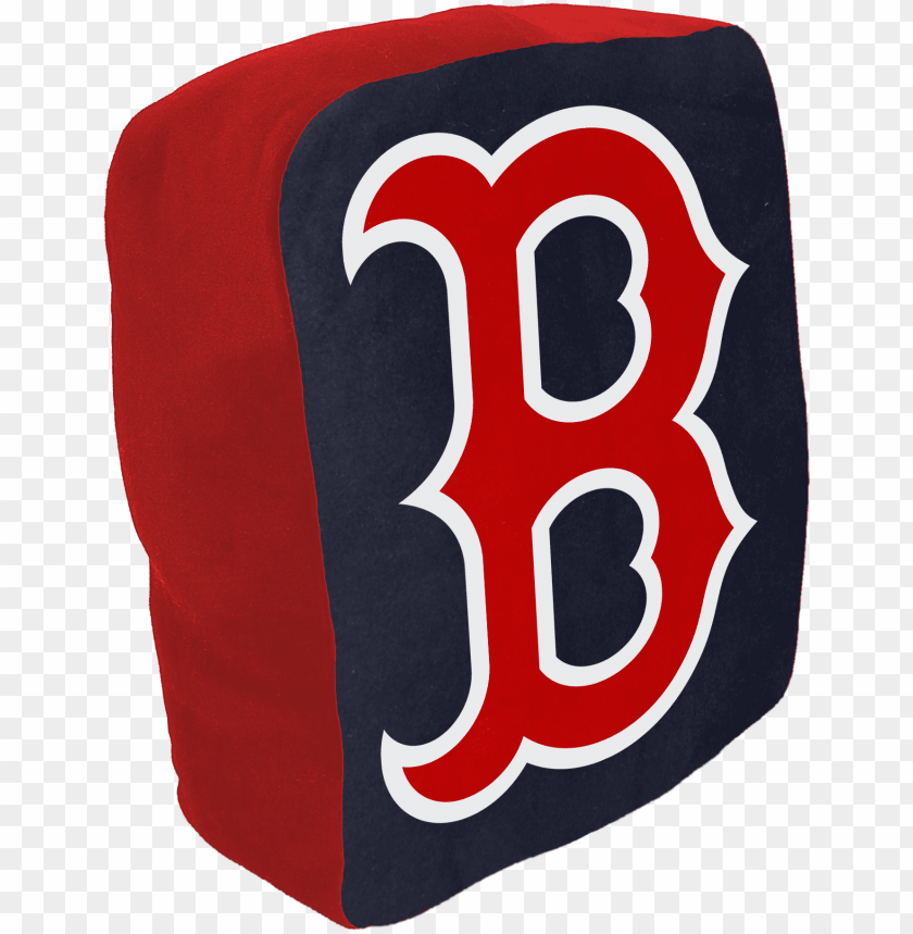 cloud pillow -boston red sox - boston red sox mlb b logo gradient velcro lunch ba PNG image with transparent background@toppng.com