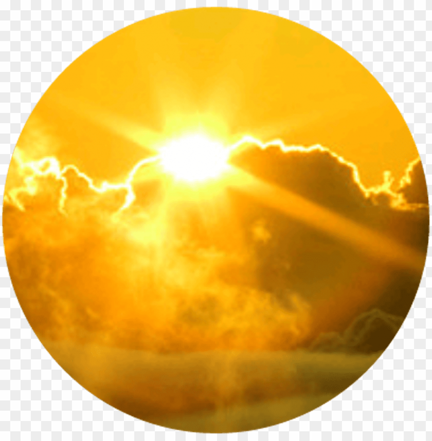 cloud shine beam sun sunrise yellow aesthetic circle - happy birthday  cousin sunshine PNG image with transparent background | TOPpng