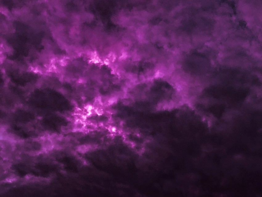 clouds, sky, purple, thick, dark