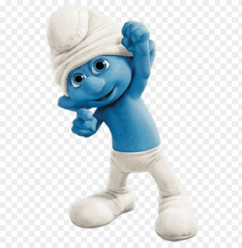 Clumsy Smurf Fist In The Air Clipart Png Photo - 65992