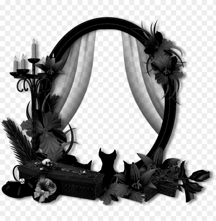 cluster frame 2a goth frame transparent PNG transparent with Clear Background ID 273103