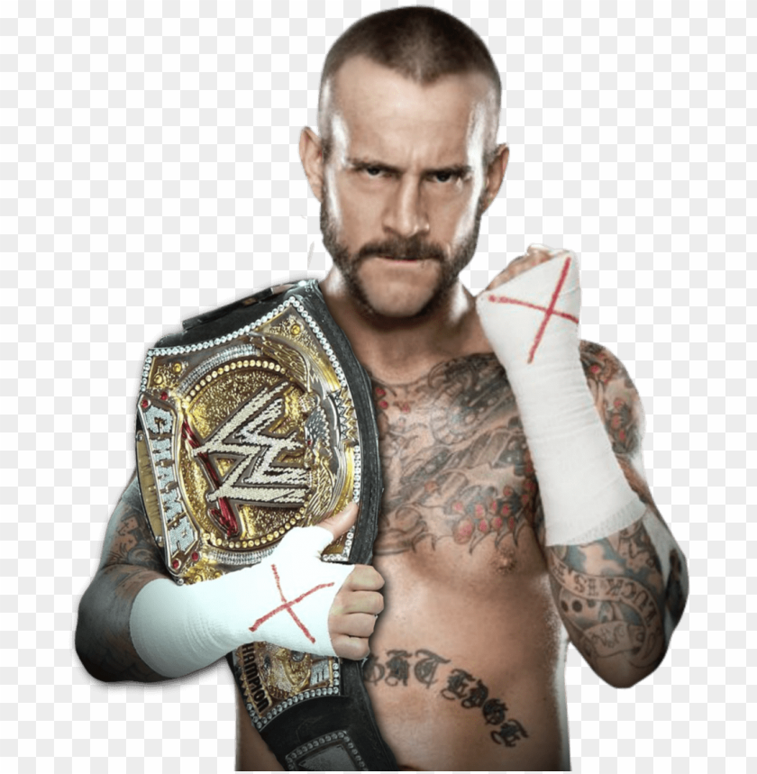 Cm Punk Png - Wwe Cm Punk Champio PNG Transparent With Clear Background ID 195585