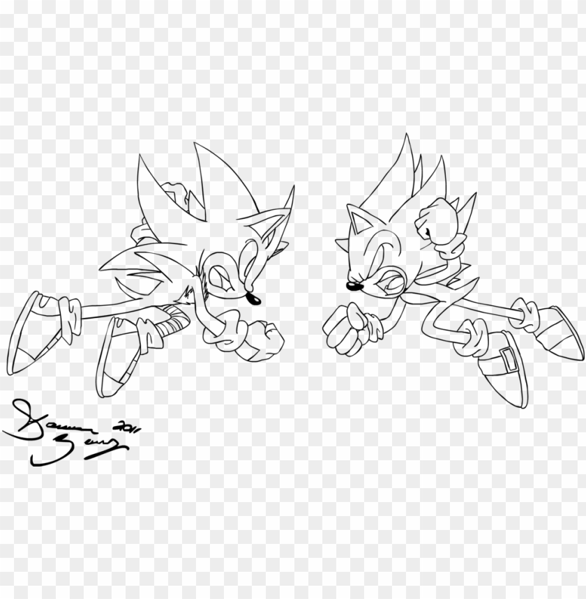 True Hyper Sonic Vs Hell Reaper Shadow By Mrmaclicious - Sonic The