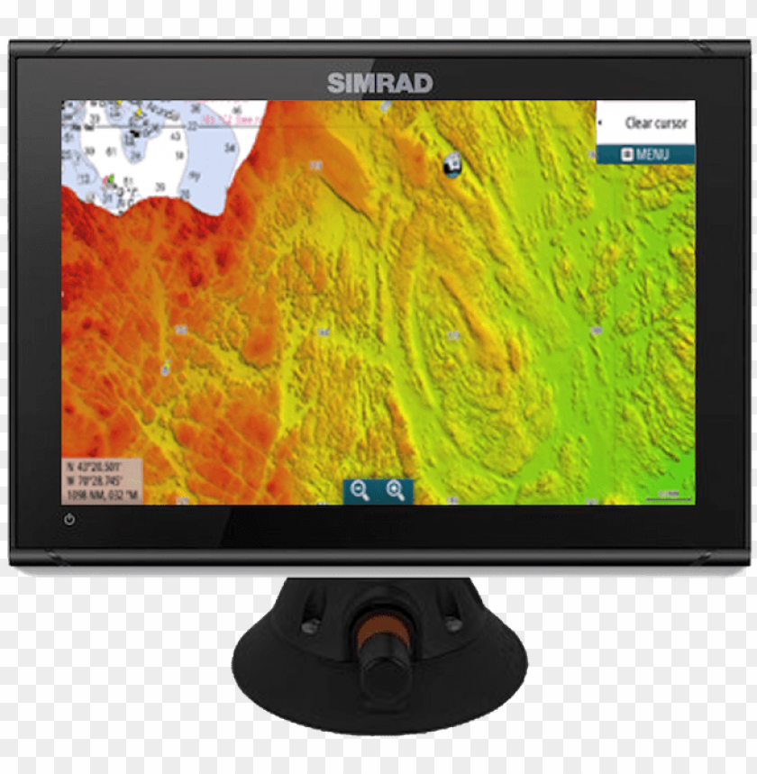 cmor map pak simrad go9 led backlit lcd display PNG transparent with Clear Background ID 327644