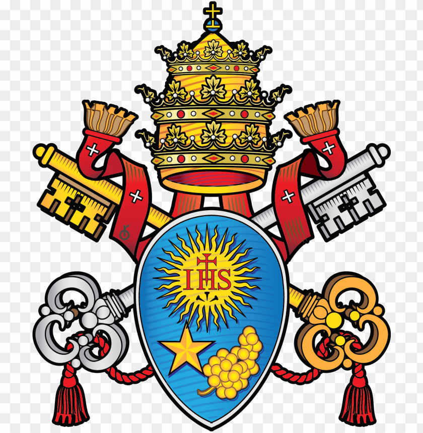 free PNG coat of arm pope francis - coat of arms pope francis PNG image with transparent background PNG images transparent