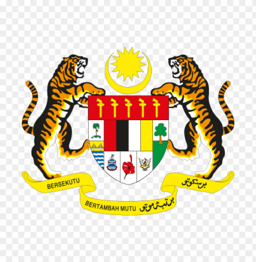  coat of arms of malaysia vector logo - 464895
