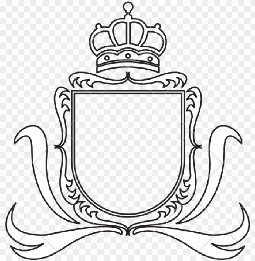 Coat Of Arms Template Coat Of Arms Template Icons Canva Blank Coat Of Arms Template Free Png Image With Transparent Background Toppng