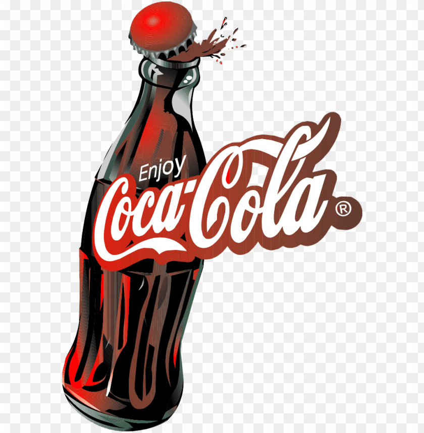 coca cola bottle logo PNG image with transparent background@toppng.com